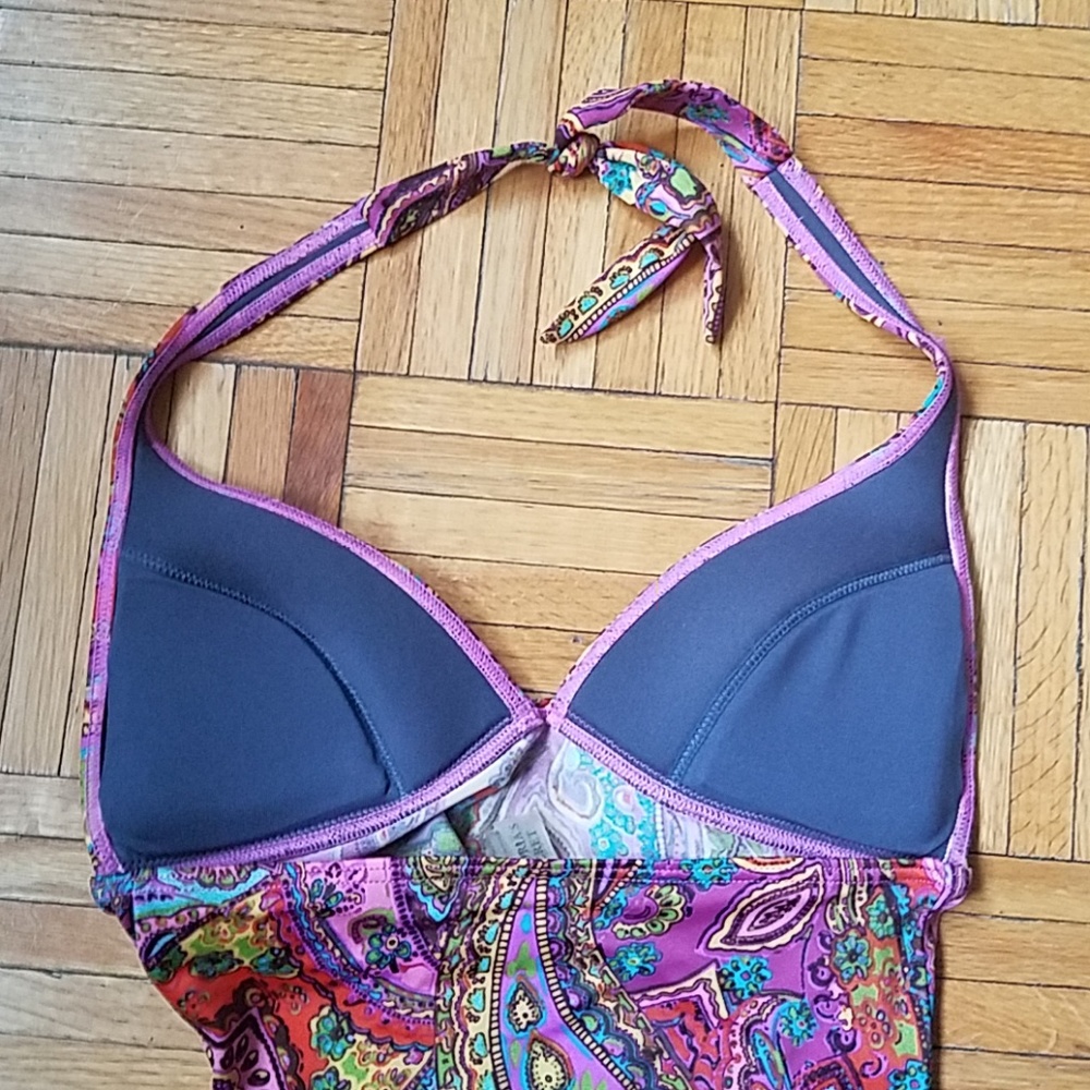VictoriasSecret Wireless Pushup Halter Tankini Top - Picture 3 of 6